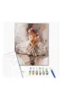 Brushme Malowanie po numerach - Balerina w ob�oku czu�o�ci 40x50cm