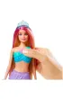 Barbie Dreamtopia. Malibu Syrenka Migocz�ce �wiate�ka Lalka HDJ36 Mattel