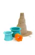 Zestaw 3 foremek do piasku Wie�a Alto Lagoon Green + Vintage Blue + Mighty Orange Quut