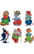 Puzzle Klocki 6 elementw mix Adamigo