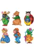 Puzzle Klocki 6 elementw mix Adamigo