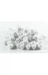 Kostka do gry plastik standard - bia�a - 100 szt.