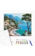 Brushme Malowanie po numerach - Nabrze�e w�oskie 40x50cm