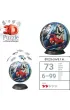 Puzzle 72 el. 3D Kula: Spiderman Ravensburger