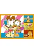 Puzzle 4w1 - Garfield kocha lazani� (35+48+54+70 el.) Trefl