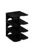 5five Simply Smart Organizer na 4 pary but�w Czarny