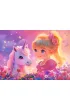 Puzzle 100 el. Princess with Unicorn Castorland