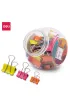 Deli Klips do akt 15mm/19mm/25mm mix kolor�w i rozmiar�w 24szt.