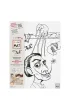 Funny Mat Transparent - Dali. Mata do kolorowania wielokrotnego u�ytku Strigo