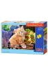 Puzzle 180 el. Kotek na �awce Castorland