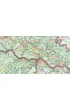 Bieszczady Mapa panoramiczna laminowana mapa turystyczna 1:60 000