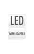 Kominek elektryczny LED 57x25 cm