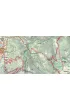 Montenegro Mountains G�ry Czarnog�ry trekking map 1:65 000 laminat 2024