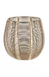 H&S Decoration Metalowy druciany lampion z�oty 12 cm