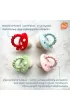 Gryzak logopedyczny Grzybek dla niemowl�t na z�bkowanie - czerwony i r�owy RazBaby