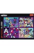 Puzzle 4x250 el. Seria przyg�d Myszki Miki Trefl