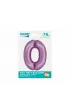 Godan Balon foliowy Smart cyfra 0 lawendowy matowy 76cm