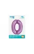 Godan Balon foliowy Smart cyfra 0 lawendowy matowy 76cm