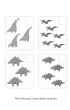 Niezwyke dinozaury. Koloruj, znajduj, naklejam