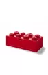 Szufladka na biurko klocek LEGO Brick 8 Czerwona