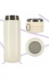 Kubek bidon termiczny z ustnikiem termos LED 350ml be�owy