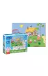 Puzzle 60 el. Peppa Pig 2 in 1 Dodo