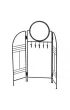 H&S Decoration Stojak na bi�uteri� z lusterkiem czarny