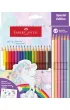 Faber-Castell Kredki sze�ciok�tne Unicorn 24 szt.