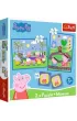 Puzzle + Memos 2w1 (30+48 el.) Radosne chwile ze �wink� Pepp� Trefl