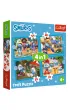 Puzzle 4w1 - Wioska Smerf�w (35+48+54+70 el.) Trefl