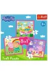 Puzzle 3w1 Peppa i przyjaciele Trefl