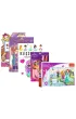 Pakiet Ksi�niczki: Koloruj� ksi�niczki, Ksi�niczki. Bal na sto par, Ksi�niczki. Kolorowanka, Puzzle 60 el. Poznaj Ksi�niczki, Zestaw kosmetyk�w Disney Princess
