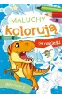 Malowanka 165X240 Maluchy koloruj�. Dinozaury  NAKLEJKI SKRZAT 074208