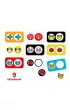 CzuCzu. Puzzle kontrastowe Do pary 12 mies.+ Bright Junior Media