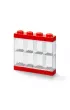Gablotka na 8 minifigurek LEGO Czerwona
