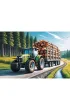 Puzzle 100 el. Ci�gnik le�ny Trefl
