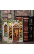 Puzzle Miniaturowy domek mini Book Nook Antykwariat pod zielonym bluszczem Habarri