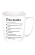 Nadwyraz.com Kubek ceramiczny bia�y Psia mama
