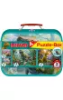 Puzzle 4w1 - Dinozaury w walizce (2x60 el. + 2x100 el.) Schmidt