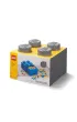 Szuflada klocek LEGO Brick 4 Ciemnoszara