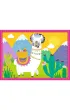 Puzzle 4w1 Lamy na wakacjach Trefl