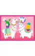Puzzle 4w1 Lamy na wakacjach Trefl