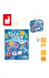 Puzzle 24 el. Jednoro�ce na koncercie rockowym w walizce Janod