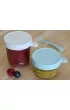 Beaba Zestaw pojemnikw soiczkw szklanych z hermetycznym zamkniciem Airy Green i Light Mist 150 ml + 250 ml