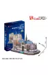 Puzzle 3D 149 el. Katedra Notre Dame LED Cubic Fun