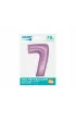 Godan Balon foliowy Smart Cyfra 7 lawendowa matowa 76cm