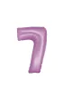 Godan Balon foliowy Smart Cyfra 7 lawendowa matowa 76cm