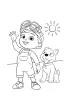 Puzzle 2x10 el. Baby Maxi. Cocomelon Przyjaciele Trefl