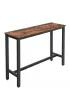 Songmics Wysoki stolik barowy kuchenny LOFT 100 cm
