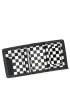 Rabbit check Portfel czarny w kratk� BeUniq BU26ZJ-882